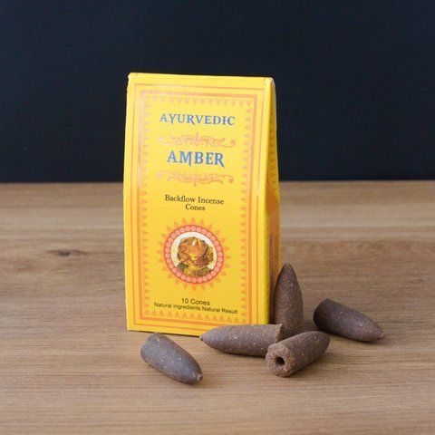 "Амбер" Ароматические конусы Ayurvedic 89360 фото